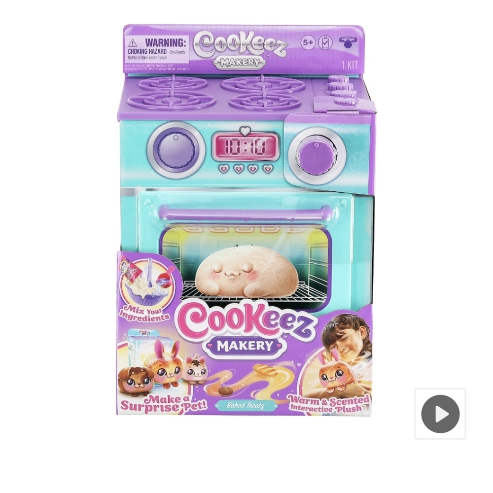 Cookeez Makery Mystery plush baked treatz oven playset NWT